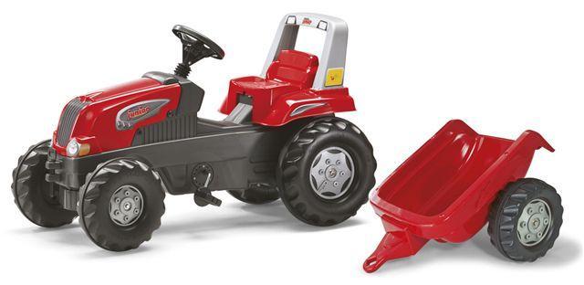    Šlapací traktor Rolly Junior s vlečkou červený 800315 AKCE !