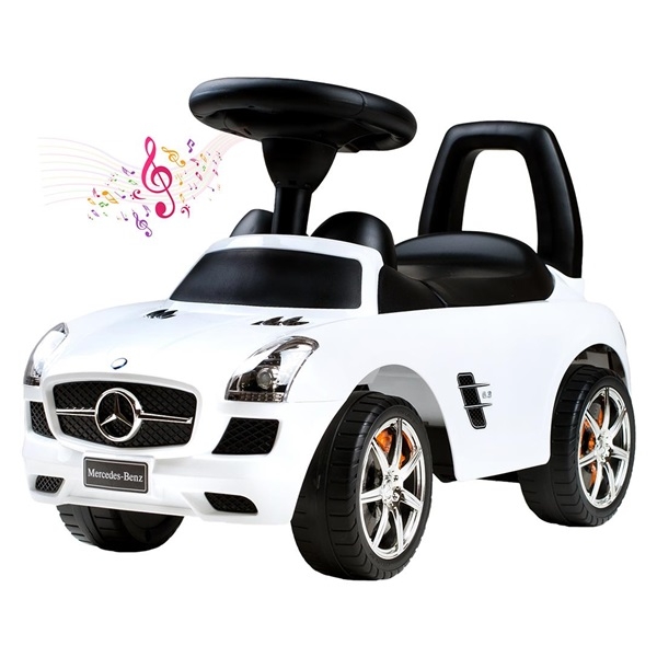 Odrážedlo  auto pro děti Mercedes-Benz bílé 