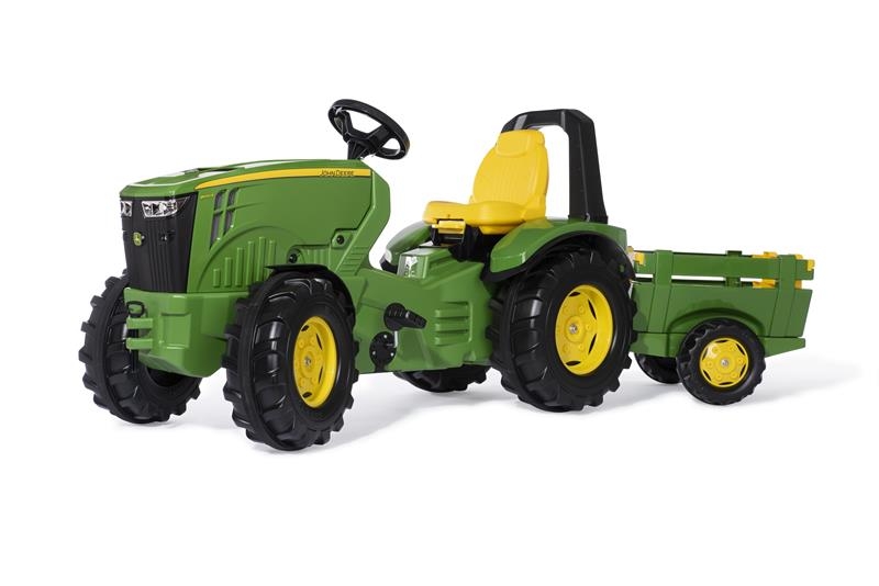  Rolly Toys X-Trac Šlapací traktor John Deere Premium s vlekem 