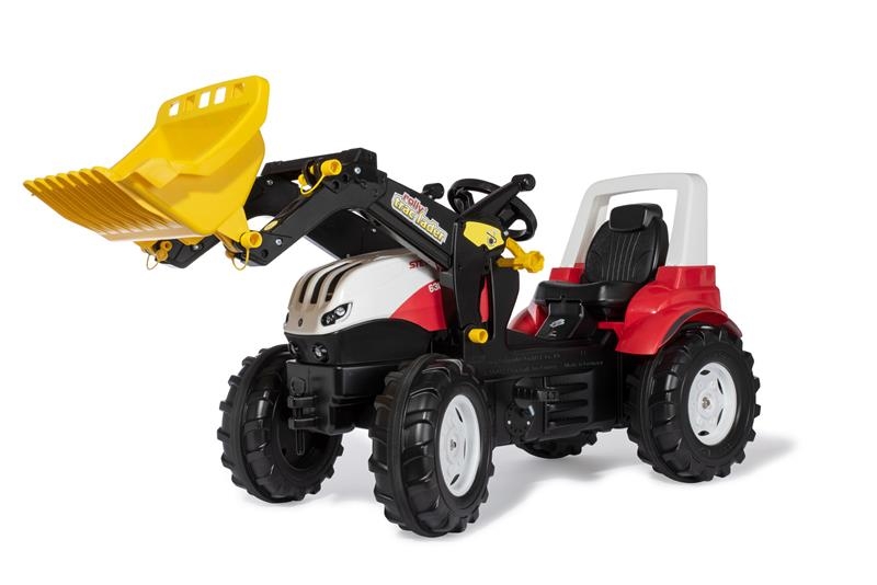 Rolly Toys šlapací traktor Steyr s předním nakladačem 710041