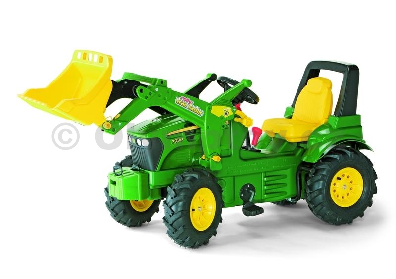  Šlapací traktor John Deere 7930 SKLADEM !!!! s brzdou, převodovkou a nafukovacími koly Rolly Toys  710126 AKCE