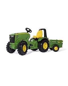  Rolly Toys X-Trac Šlapací traktor John Deere Premium s vlekem 